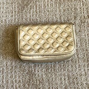 Big Buddha from Santa Barbara Gold Metalic Purse, Can Be Used W or W/O Strap,